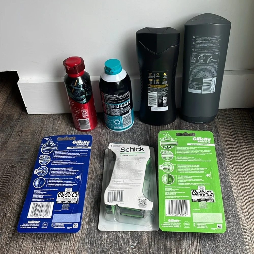 Gillette Mens Shaving and Peronal Care Bundle